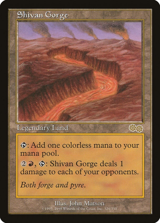 Shivan Gorge (326) [USG] - MTG Single