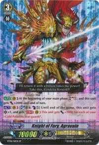 Knight of Fury Agravain (SP) (611) [BT06] - Cardfight Vanguard Single