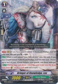 Bringer of Knowledge Lox (7053) [BT07] - Cardfight Vanguard Single