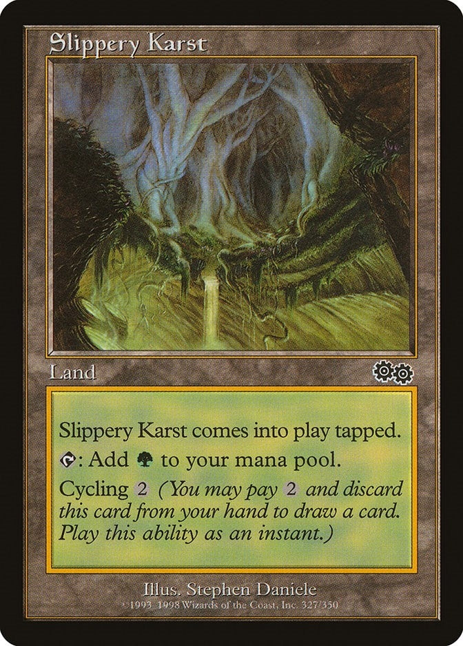Slippery Karst (327) [USG] - MTG Single