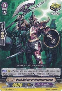 Dark Knight of Nightmareland (7092) [BT07] - Cardfight Vanguard Single
