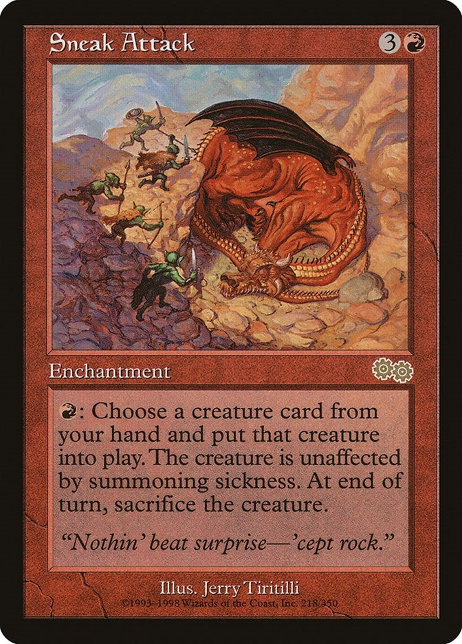 Sneak Attack (218) [USG] - MTG Single