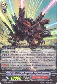 Military Dragon Raptor Colonel (8016) [BT08] - Cardfight Vanguard Single