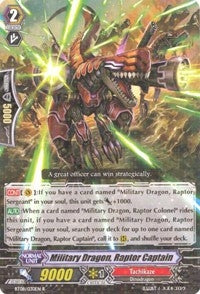 Military Dragon Raptor Captain (8030) [BT08] - Cardfight Vanguard Single