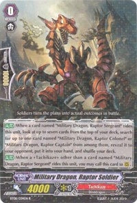 Military Dragon Raptor Soldier (8034) [BT08] - Cardfight Vanguard Single