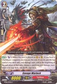 Savage Warlock (8075) [BT08] - Cardfight Vanguard Single