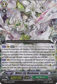 White Lily Musketeer Cecilia (SP) (804) [BT08] - Cardfight Vanguard Single