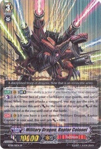 Military Dragon Raptor Colonel (SP) (811) [BT08] - Cardfight Vanguard Single