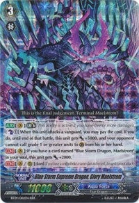 Blue Storm Supreme Dragon Glory Maelstrom (9002) [BT09] - Cardfight Vanguard Single