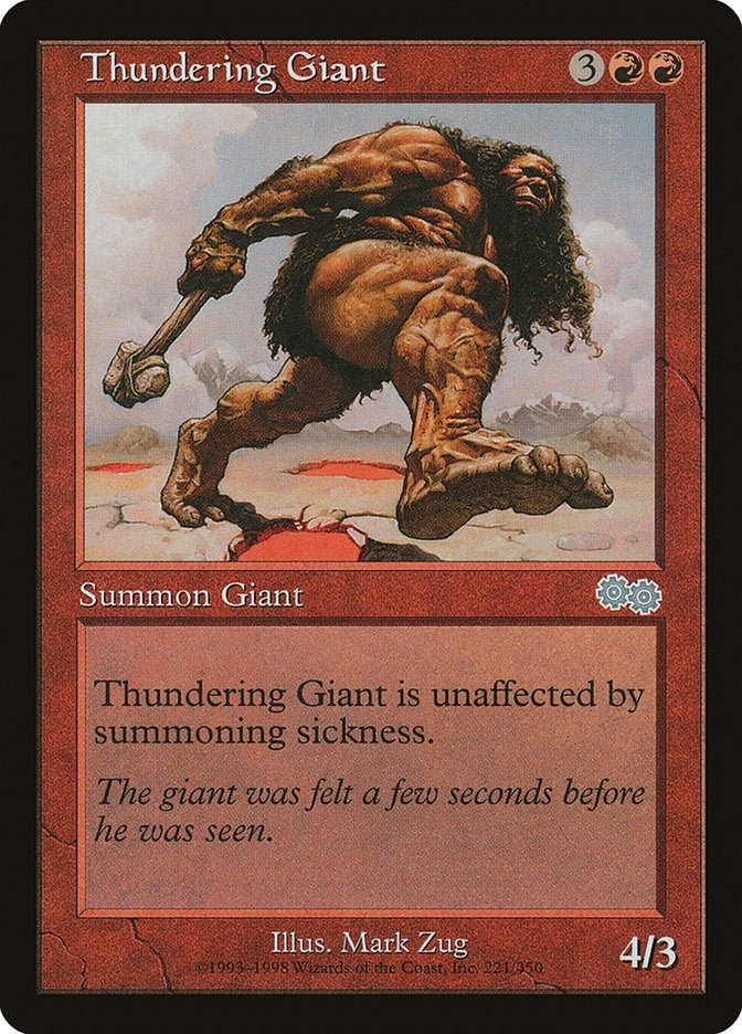Thundering Giant (221) [USG] - MTG Single