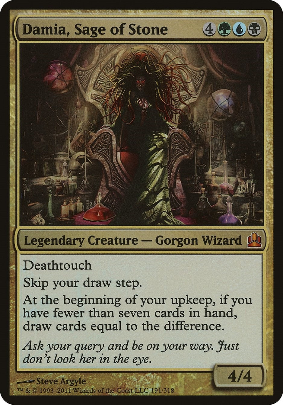 Damia Sage of Stone (Commander) (191) [OVER] - MTG Single
