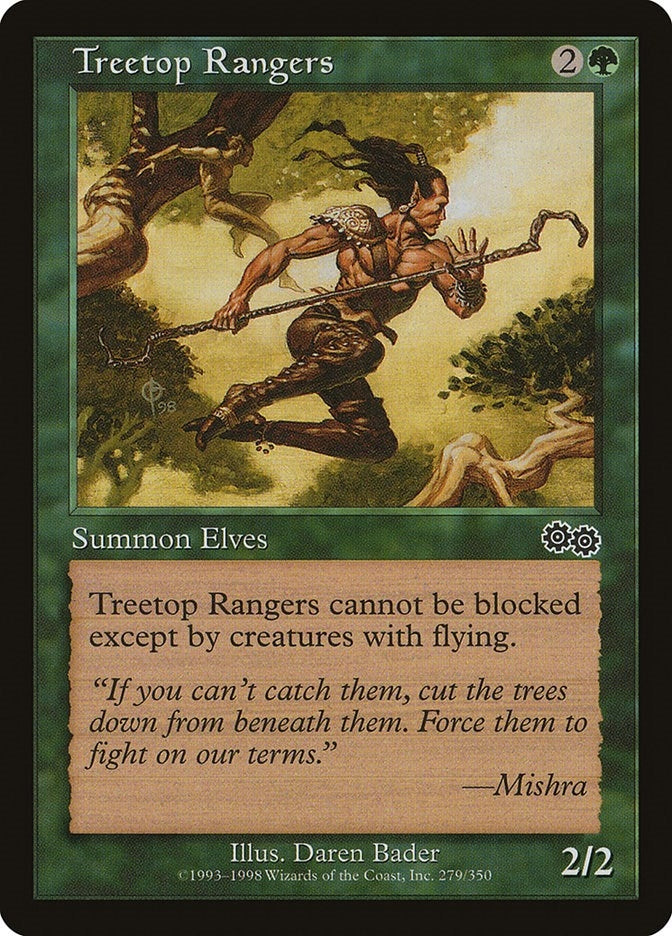 Treetop Rangers (279) [USG] - MTG Single