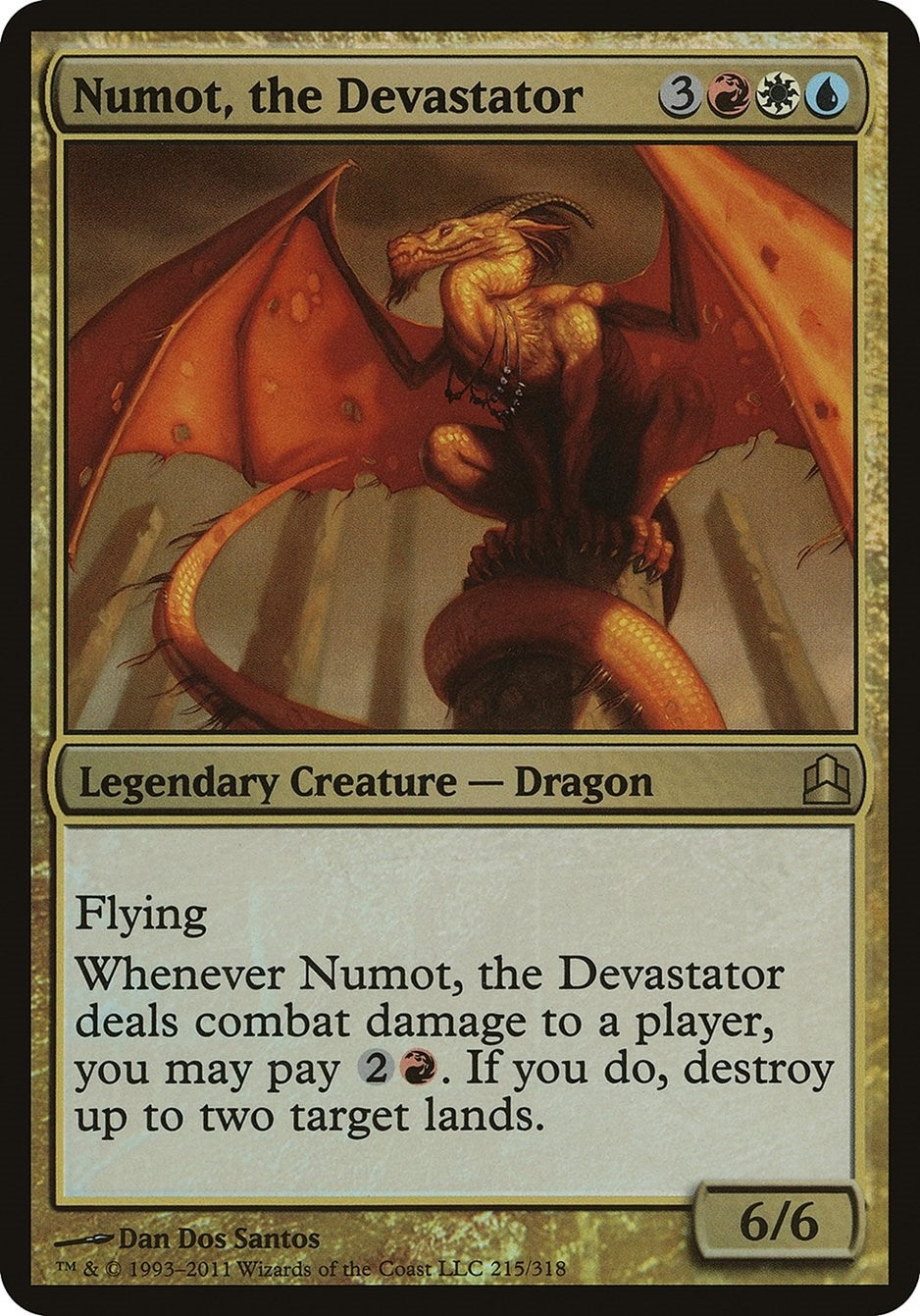 Numot the Devastator (Commander) [OVER] - MTG Single