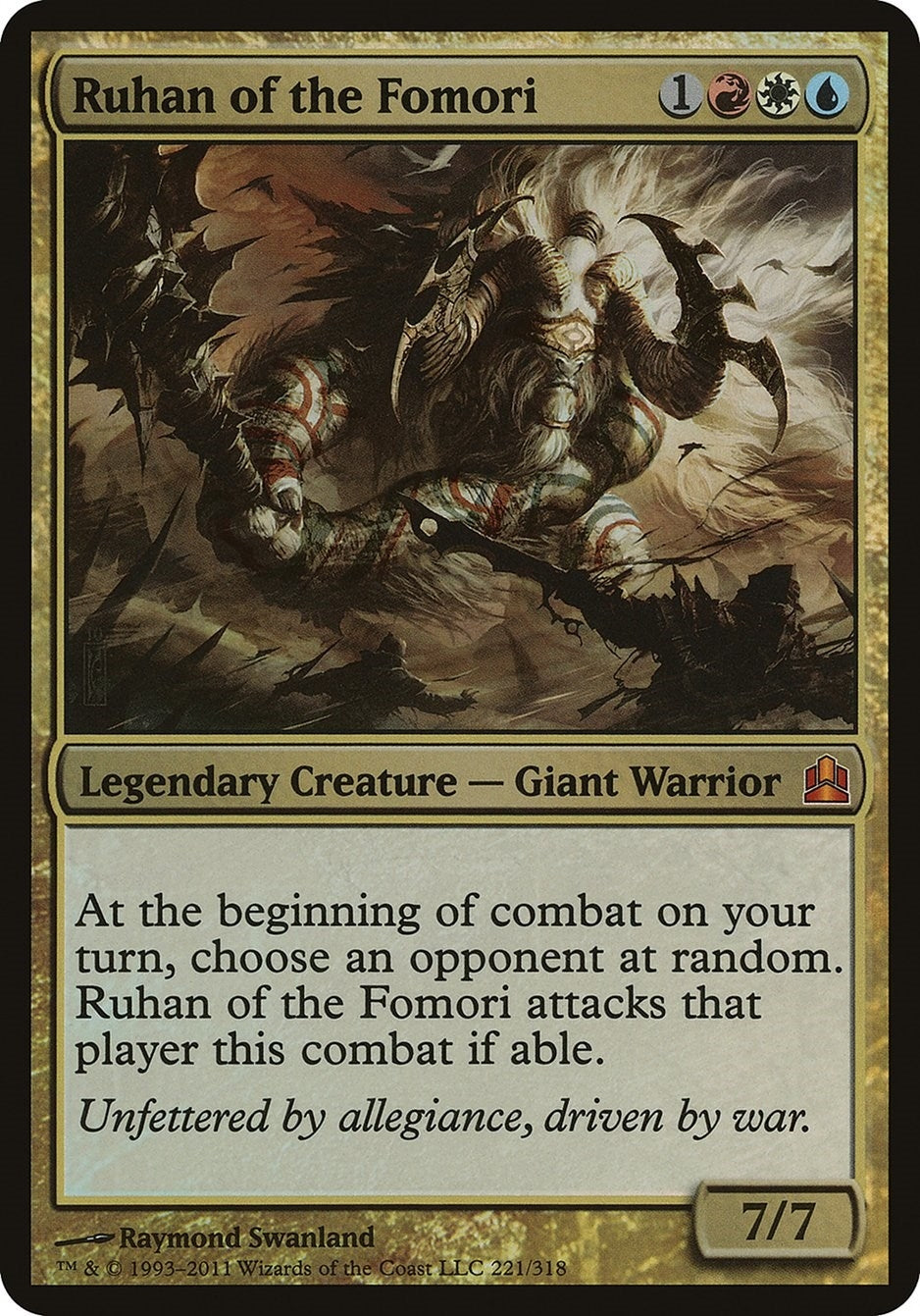 Ruhan of the Fomori (Commander) [OVER] - MTG Single