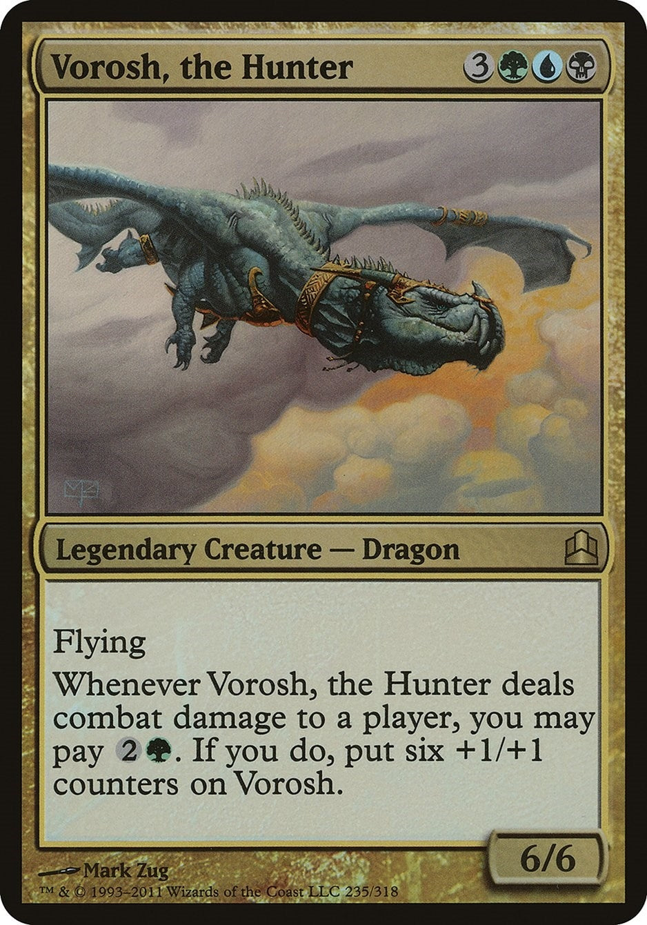 Vorosh the Hunter (Commander 2011) [OVER] - MTG Single