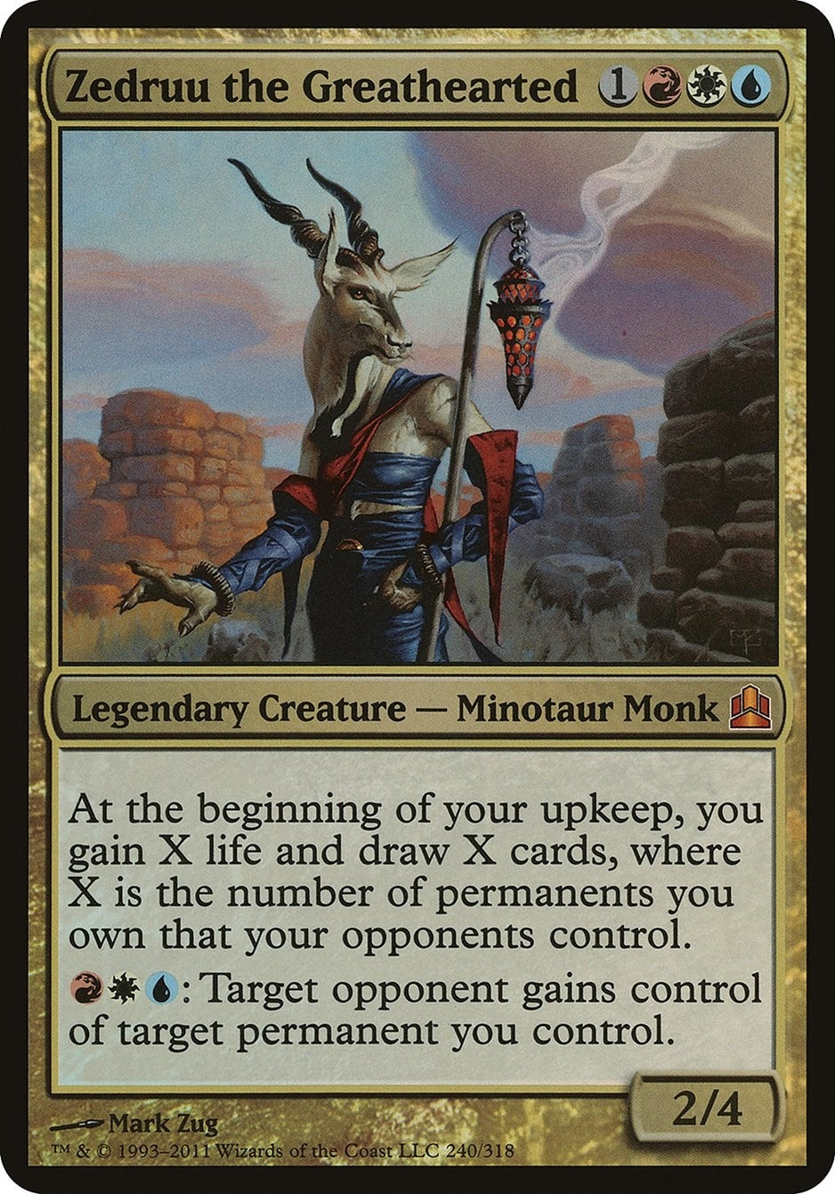 Zedruu the Greathearted (Commander) [OVER] - MTG Single