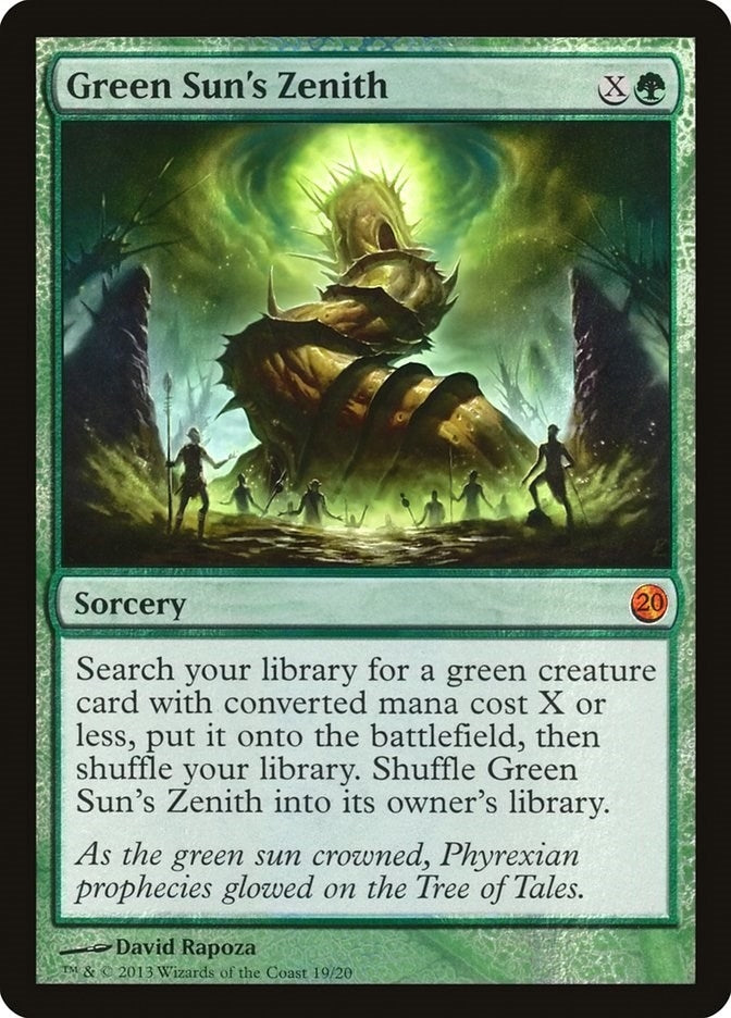 Green Sun’s Zenith (19) [V13] - MTG Single