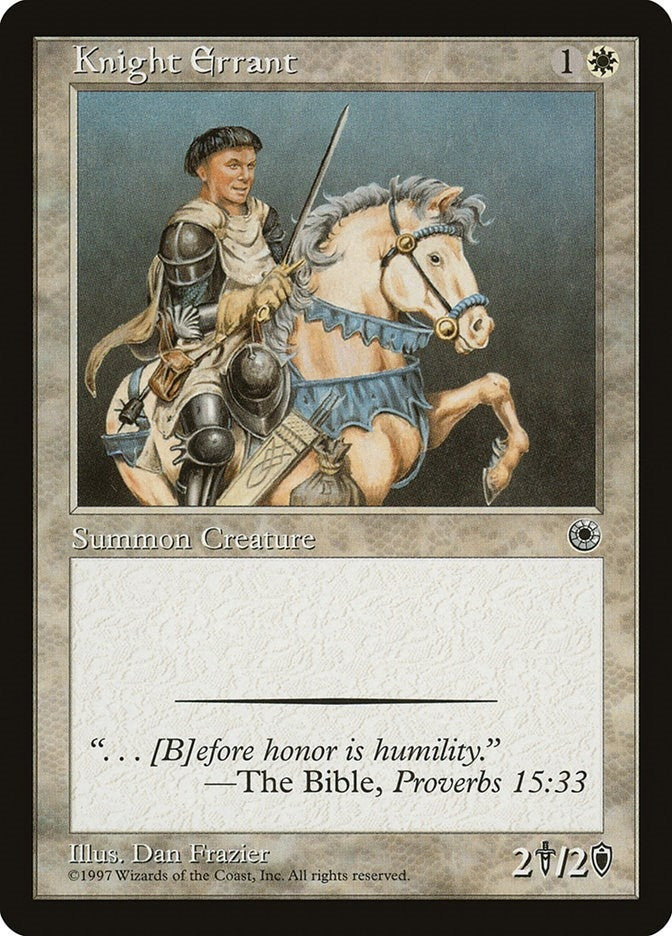 Knight Errant [POR] - MTG Single