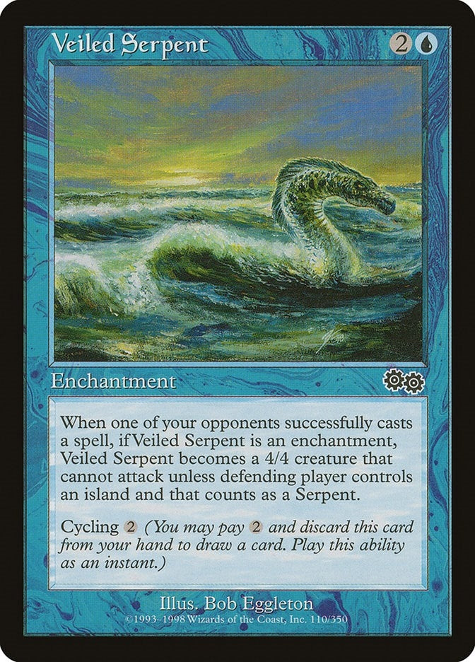 Veiled Serpent (110) [USG] - MTG Single