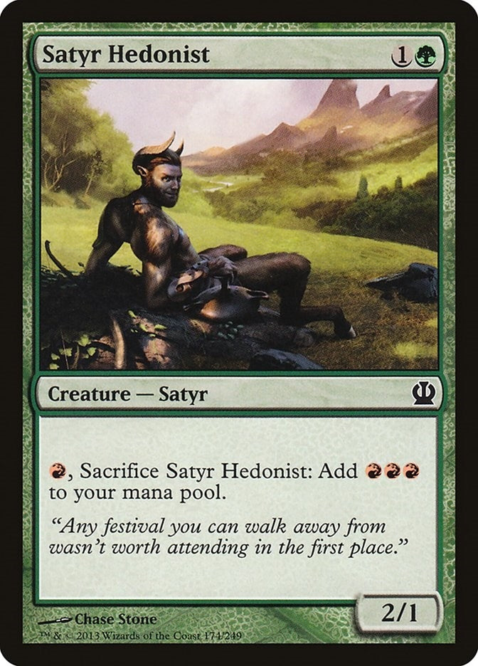 Satyr Hedonist (174) [THS] - MTG Single