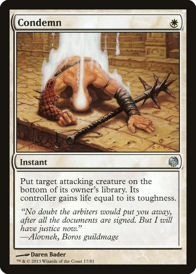 Condemn (17) [DDL] - MTG Single