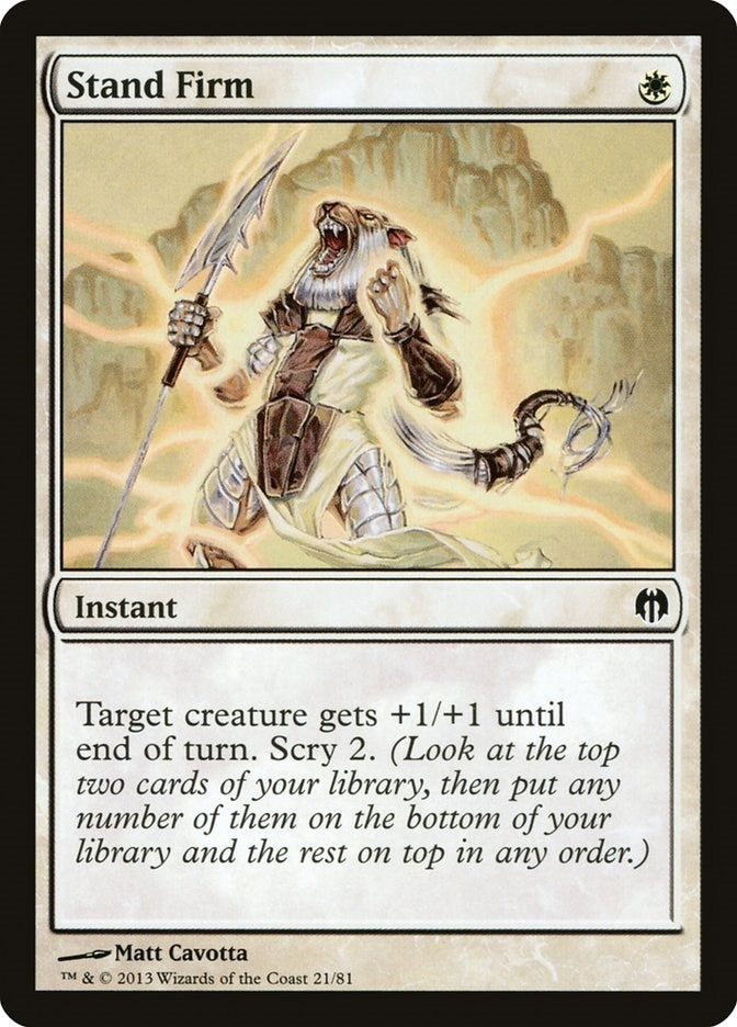 Stand Firm (21) [DDL] - MTG Single