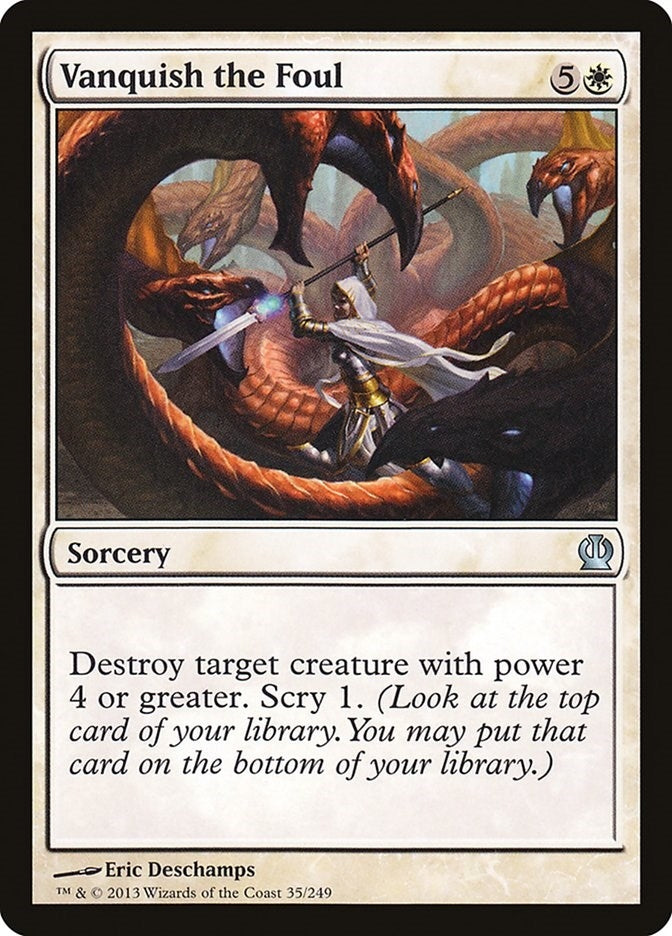 Vanquish the Foul (35) [THS] - MTG Single