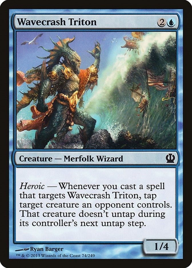 Wavecrash Triton (74) [THS] - MTG Single