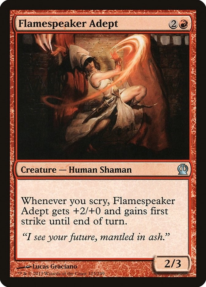 Flamespeaker Adept (123) [THS] - MTG Single