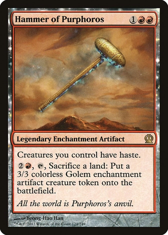Hammer of Purphoros (124) [THS] - MTG Single