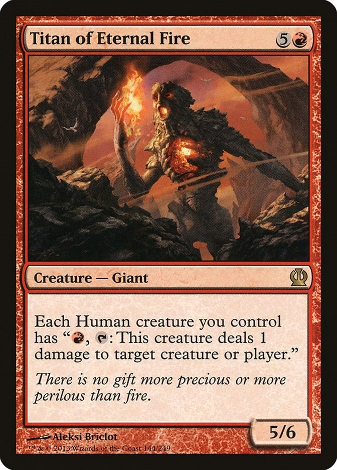 Titan of Eternal Fire (144) [THS] - MTG Single