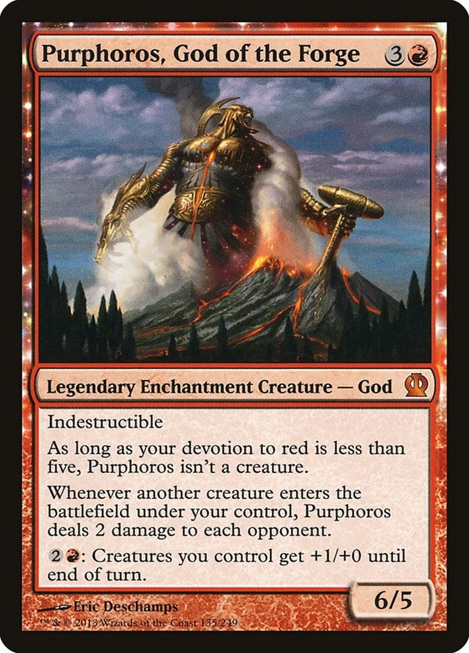 Purphoros God of the Forge (135) [THS] - MTG Single