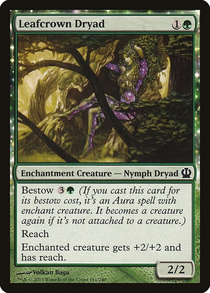Leafcrown Dryad (161) [THS] - MTG Single