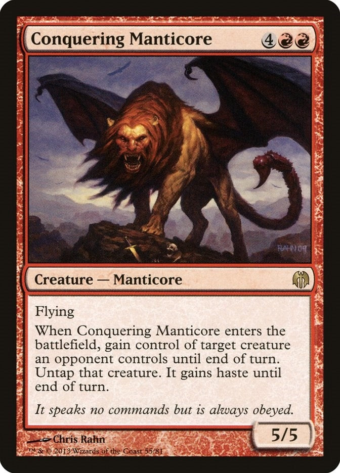 Conquering Manticore (55) [DDL] - MTG Single