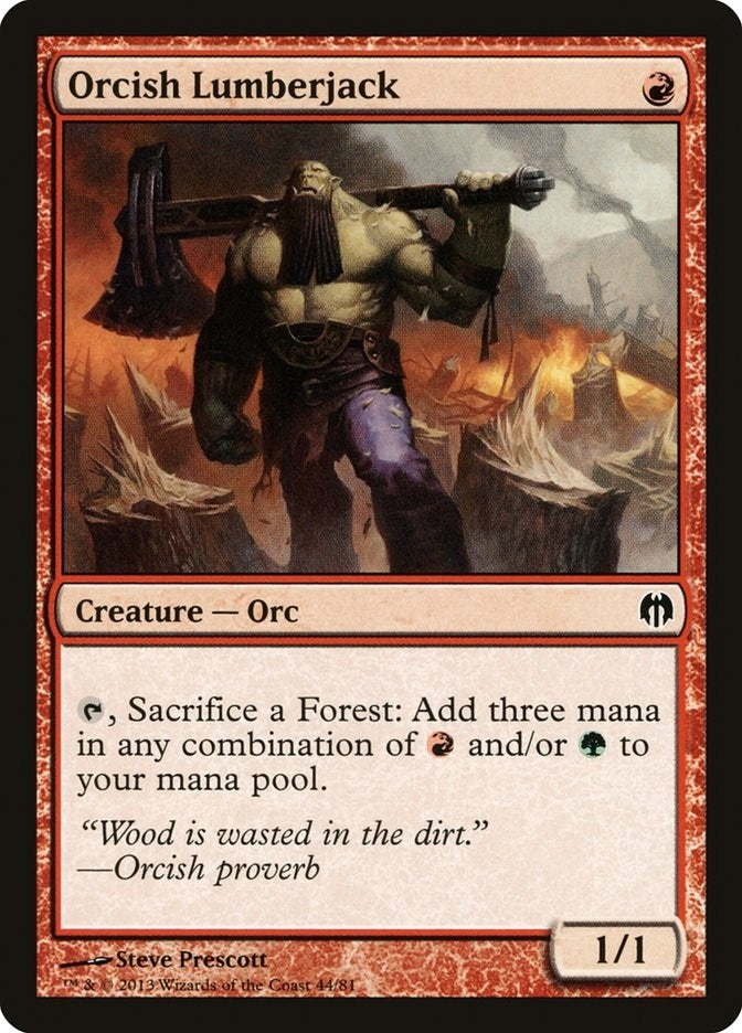 Orcish Lumberjack (44) [DDL] - MTG Single