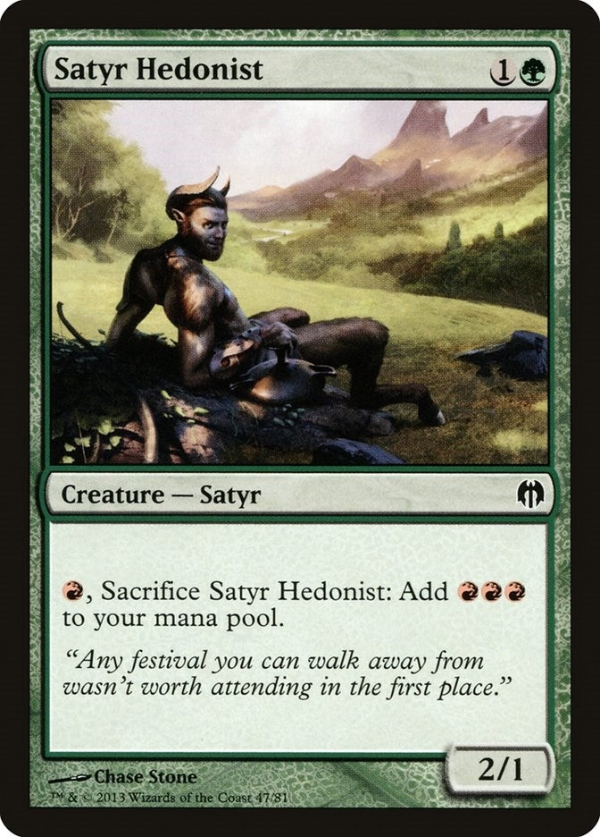 Satyr Hedonist (47) [DDL] - MTG Single