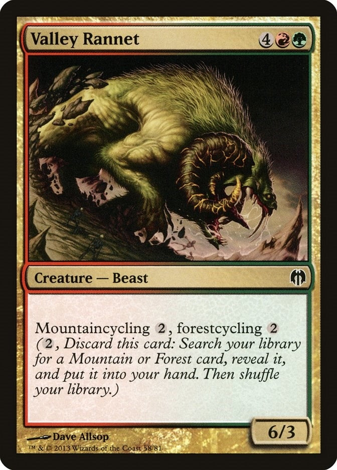Valley Rannet (58) [DDL] - MTG Single