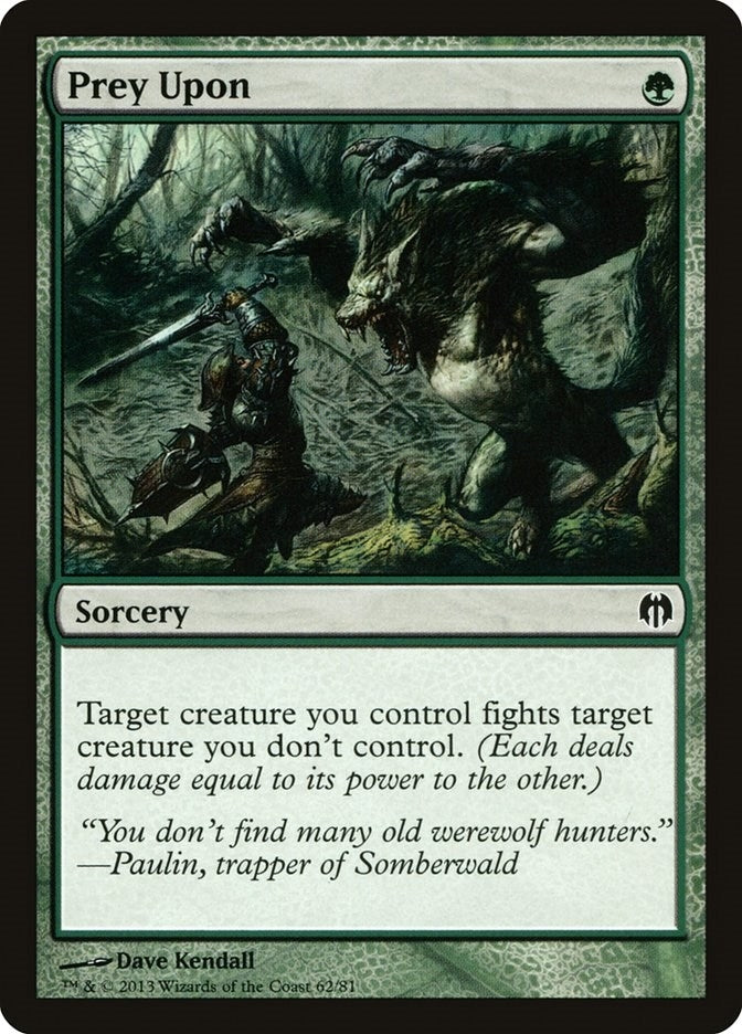 Prey Upon (62) [DDL] - MTG Single