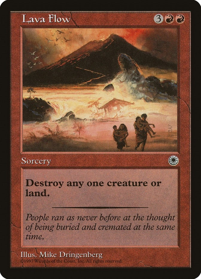 Lava Flow [POR] - MTG Single