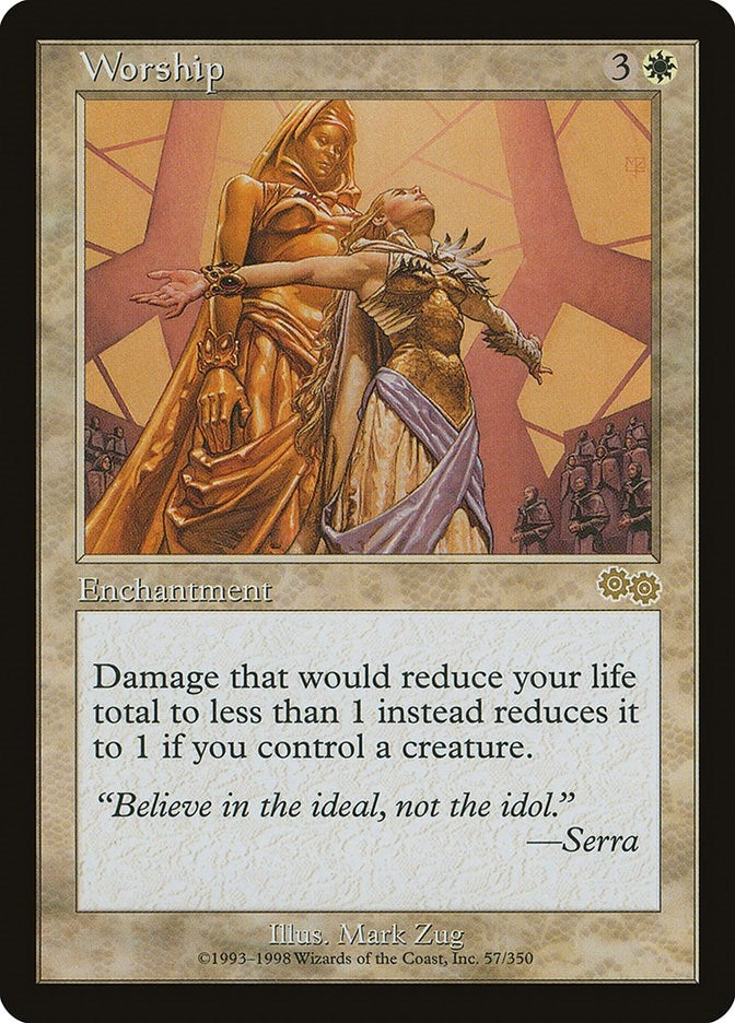 Worship (57) [USG] - MTG Single
