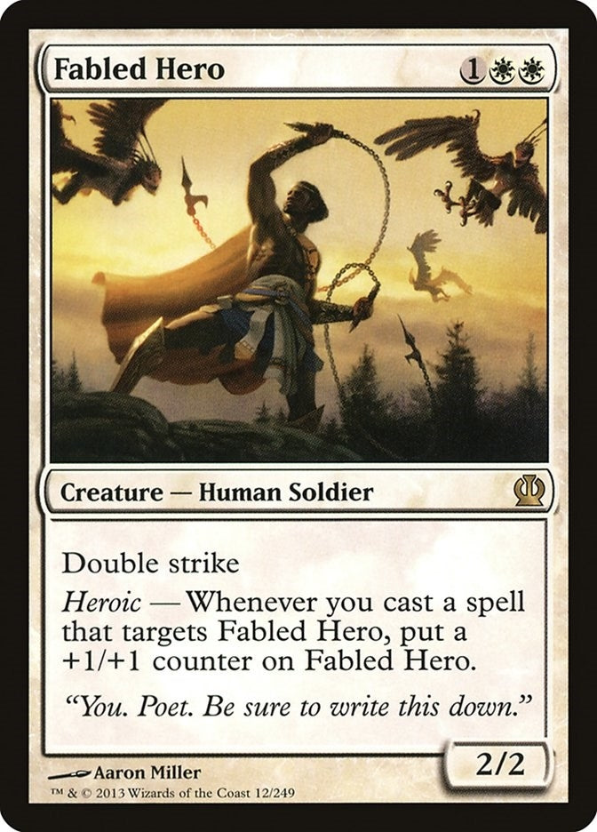 Fabled Hero (12) [THS] - MTG Single