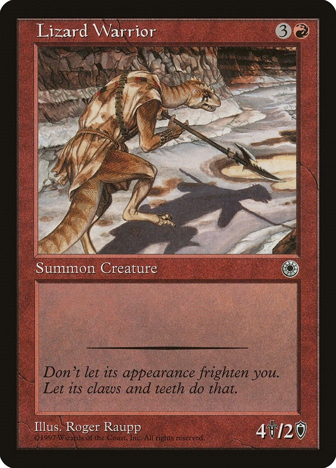 Lizard Warrior [POR] - MTG Single