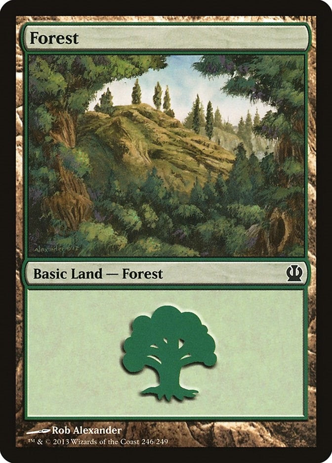 Forest (246) (246) [THS] - MTG Single