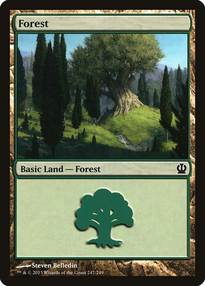 Forest (247) (247) [THS] - MTG Single