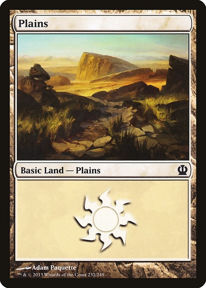 Plains (232) (232) [THS] - MTG Single