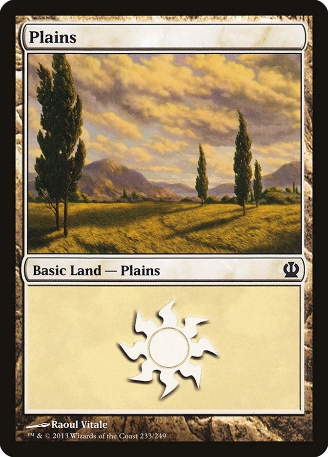 Plains (233) (233) [THS] - MTG Single