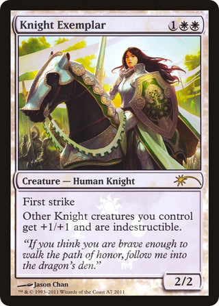Knight Exemplar (7) [MEDIA] - MTG Single
