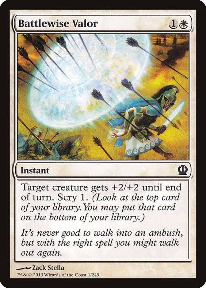 Battlewise Valor (1) [THS] - MTG Single