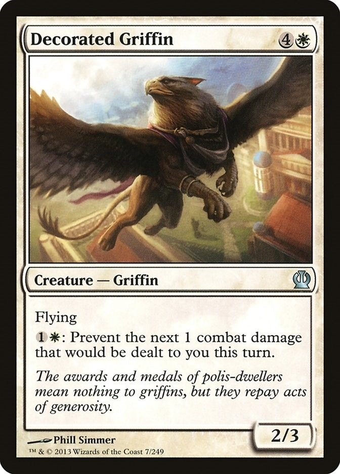 Decorated Griffin (7) [THS] - MTG Single