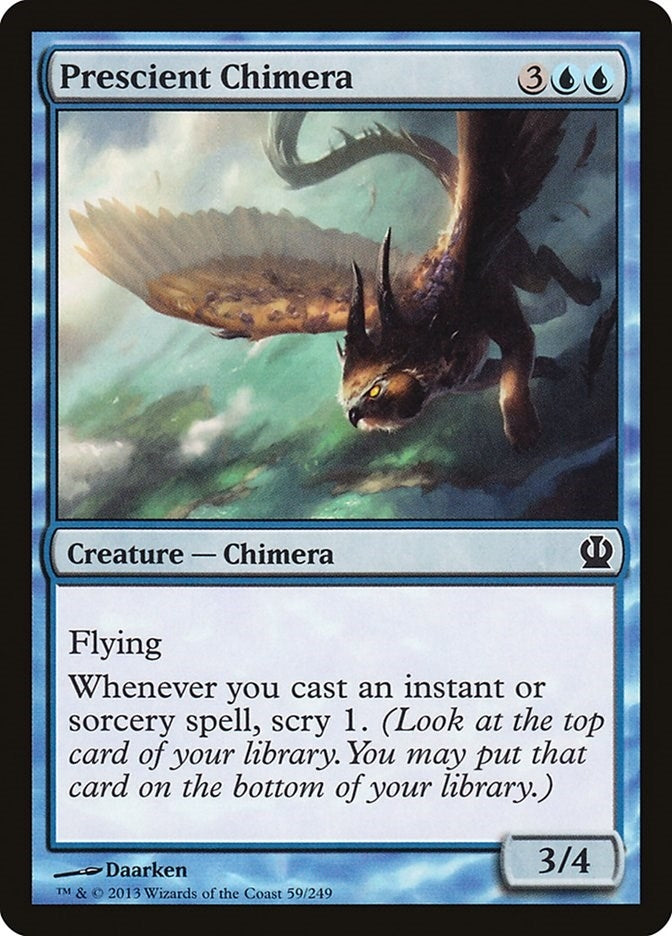 Prescient Chimera (59) [THS] - MTG Single